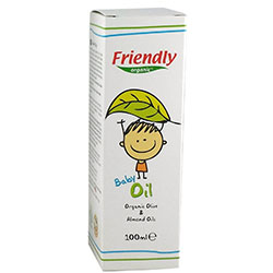 Friendly Organic Bebek Yağı  Zeytinyağı ve Badem Yağı  100ml