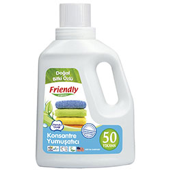 Friendly Organic Konsantre Yumuşatıcı Pamuk Çiçeği  50 Yıkama  739ml