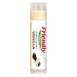 Friendly Organic Protective Lip Balm  Vanilla 