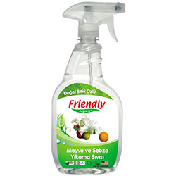 Friendly Organic Meyve Sebze Yıkama Sıvısı 650ml