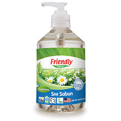 Friendly Organic Liquid Hand Soap  Fragrance Free  With Grapefruit Seed  500ml