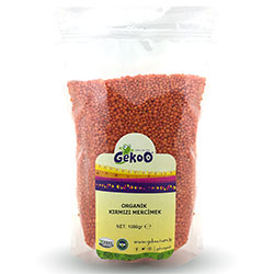 Gekoo Organik Kırmızı Mercimek 1Kg