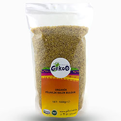 Gekoo Organik Pilavlık Bulgur 1Kg