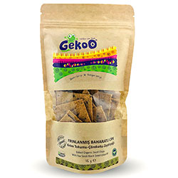 Gekoo Organik Sebzeli Fırınlanmış Cips  Keten Tohumu & Çörekotu & Zeytinyağı  115g