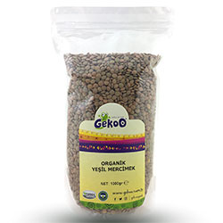 Gekoo Organic Green Lentil 1Kg