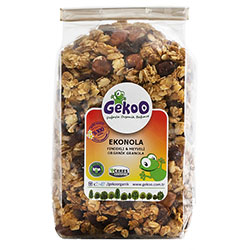 Gekoo Organic Ekonola Granola With Hazelnut & Fruits 250g