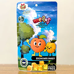 Greenapple Organik Meyve Küpleri  Şeftali-Kayısı  100g