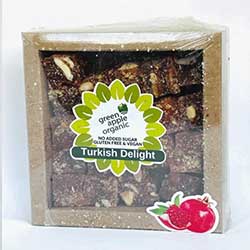 Green Apple Organic Turkish Delight (Pomegranate & Almond) 110g