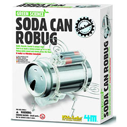 4M Green Science Vız Vız Böcek Robot  Soda Can Robug 