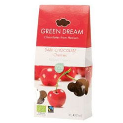 Green Dream Organic Cherries Dark Chocolate 85g