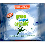 Green Wipes Organic Wet Wipes  Pocket  12 pcs