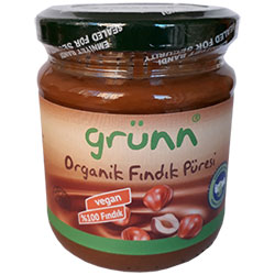 Grünn Organic 100% Hazelnut Puree 200g