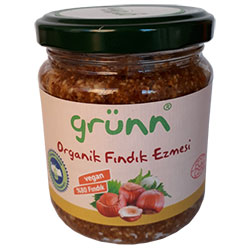 Grünn Organik Fındık Ezmesi 200g