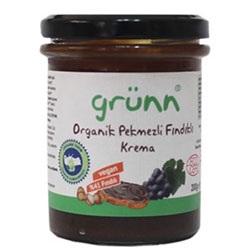 Grünn Organic Hazelnut Paste With Grape Molasses 200g