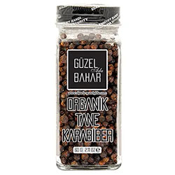 GÜZEL GIDA Organic Black Pepper Corn 60g