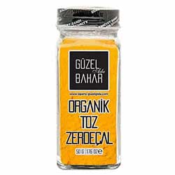 GÜZEL GIDA Organik Toz Zerdeçal 50g