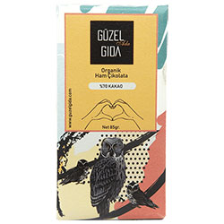 GÜZEL GIDA Organic Raw Chocolate (70% Cacao, Gluten-free) 85gr