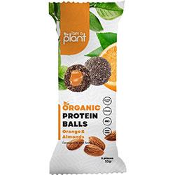 Güzel Gıda Organik Protein Topları  Chia  Portakal  Badem  55g