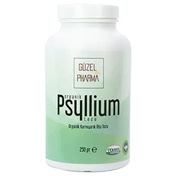 GÜZEL GIDA Organik Psyllium Karnıyarık Otu Tozu 250g