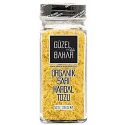 GÜZEL GIDA Organik Sarı Hardal Tohumu Tozu 50g