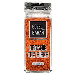 GÜZEL GIDA Organik Tatlı Toz Biber 50g