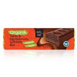 Güzel Gıda Organic Tahini & Carob Chocolate Bar 35g