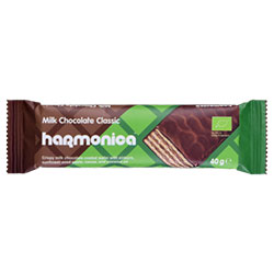 Harmonica Organic Milk Choco Classic Wafer 40g