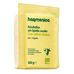 Harmonica Organic Kashkaval  Bulgarian Cow Yellow Cheese  300g