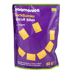 Harmonica Organic Biscuit Bites 80g