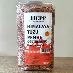 HEPP Pembe Himalaya Tuzu  Öğütülmemiş  1Kg