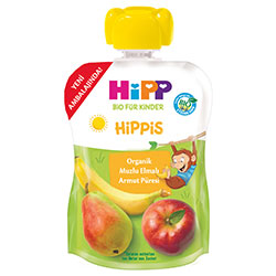 HiPP Organik Muzlu Elmalı Armut Püresi 100g
