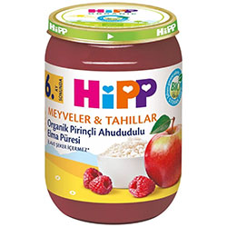 HiPP Organic Rice Raspberry Apple Puree 190g