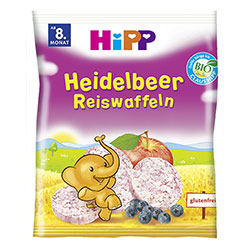 HiPP Organic Blueberry Rice Wafers 30g