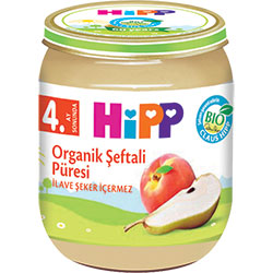 HiPP Organik Şeftali Püresi Kavanoz Maması 125gr