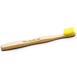 Humble Brush Bamboo Toothbrush  Child  Ultra Soft  Yellow 