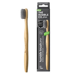 Humble Brush Pro Bamboo Toothbrush  0 01mm  Silver 