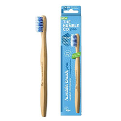 Humble Brush Pro Bamboo Toothbrush  0 01mm  Blue 