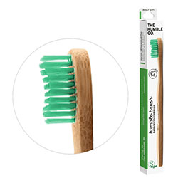 Humble Brush Bamboo Toothbrush  Soft  Green 