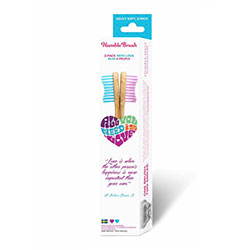 Humble Brush Bamboo Toothbrush Love Pack (Blue & Purple)