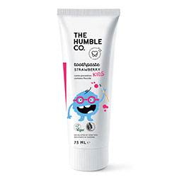 The Humble Kids Organic Toothpaste  Strawberry  Contians Fluoride  75ml
