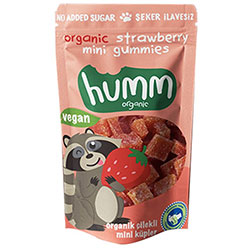 Humm Organic Strawberry Mini Gummies 30g