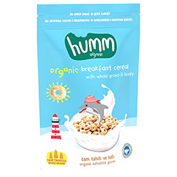 Humm Organic Breakfast Cereal with Grains & Honey 80g