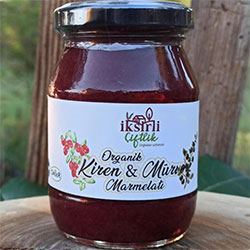 Iksirli Ciftlik Organic Cranberry and Elderberry Marmalade 190g