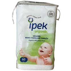 İpek Organic Cotton Baby Pads 60Pcs