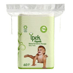 İpek Organic Cotton Baby Pads 60Pcs