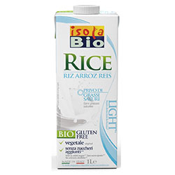 ISOLA BIO Organik Laktozsuz ve Glutensiz Pirinç İçeceği Light 1lt