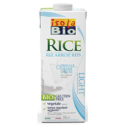 ISOLA BIO Organic and Gluten-Free Rice Milk - Light 1L