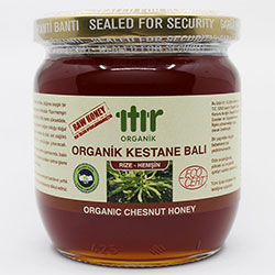 ITIR Organic Chestnut Honey  Rize Hemşin  500g