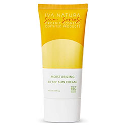 IVA NATURA Organic Sun Cream  Moisturizing and Protective 30 spf  75 ml