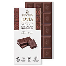 Jovia Organic 70% Dark Chocolate 85g
